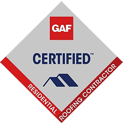 GAF Certified Logo for Tom Jannace Roofing Inc